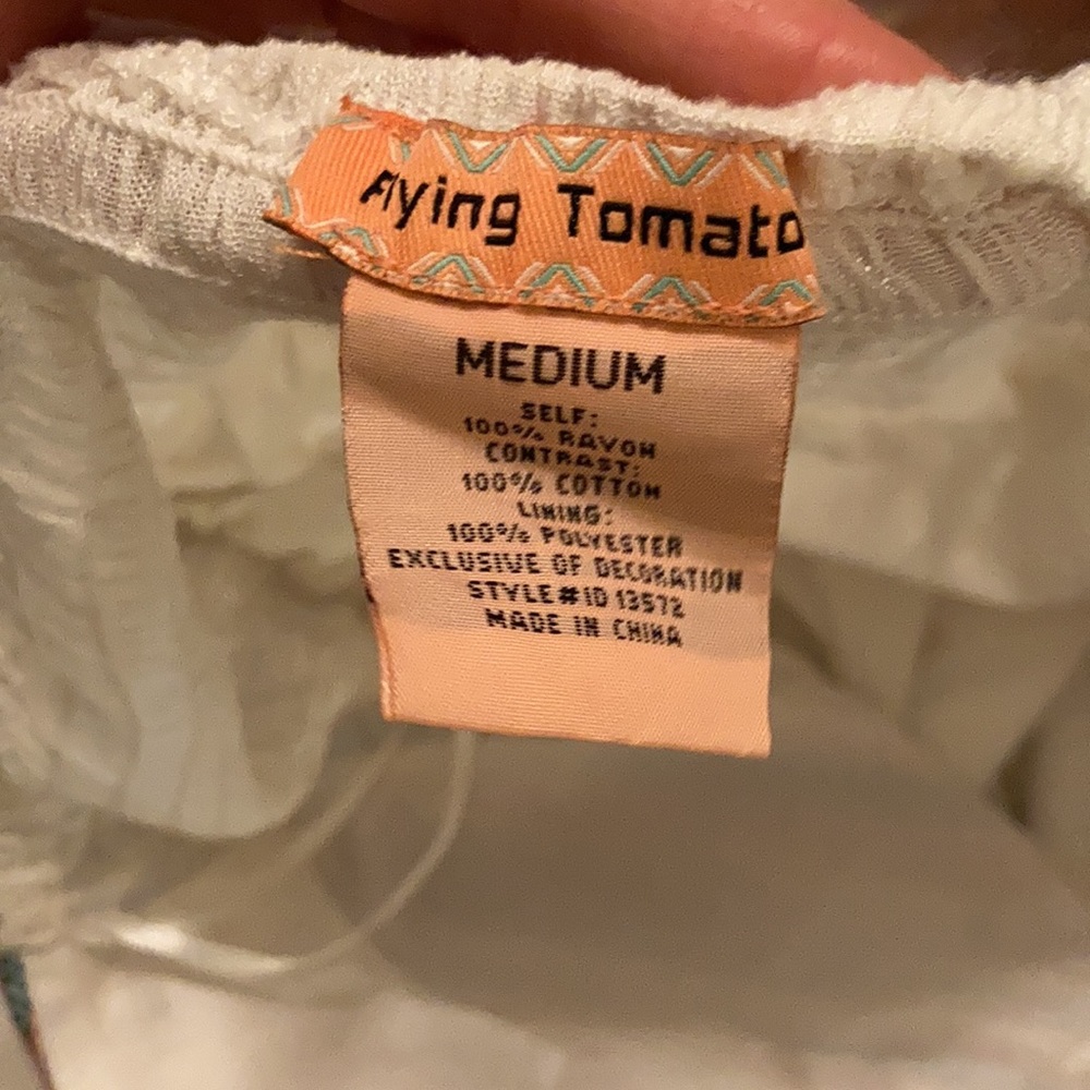 Flying Tomato Embroidered Cream Maxi Dress - Picture 10 of 12
